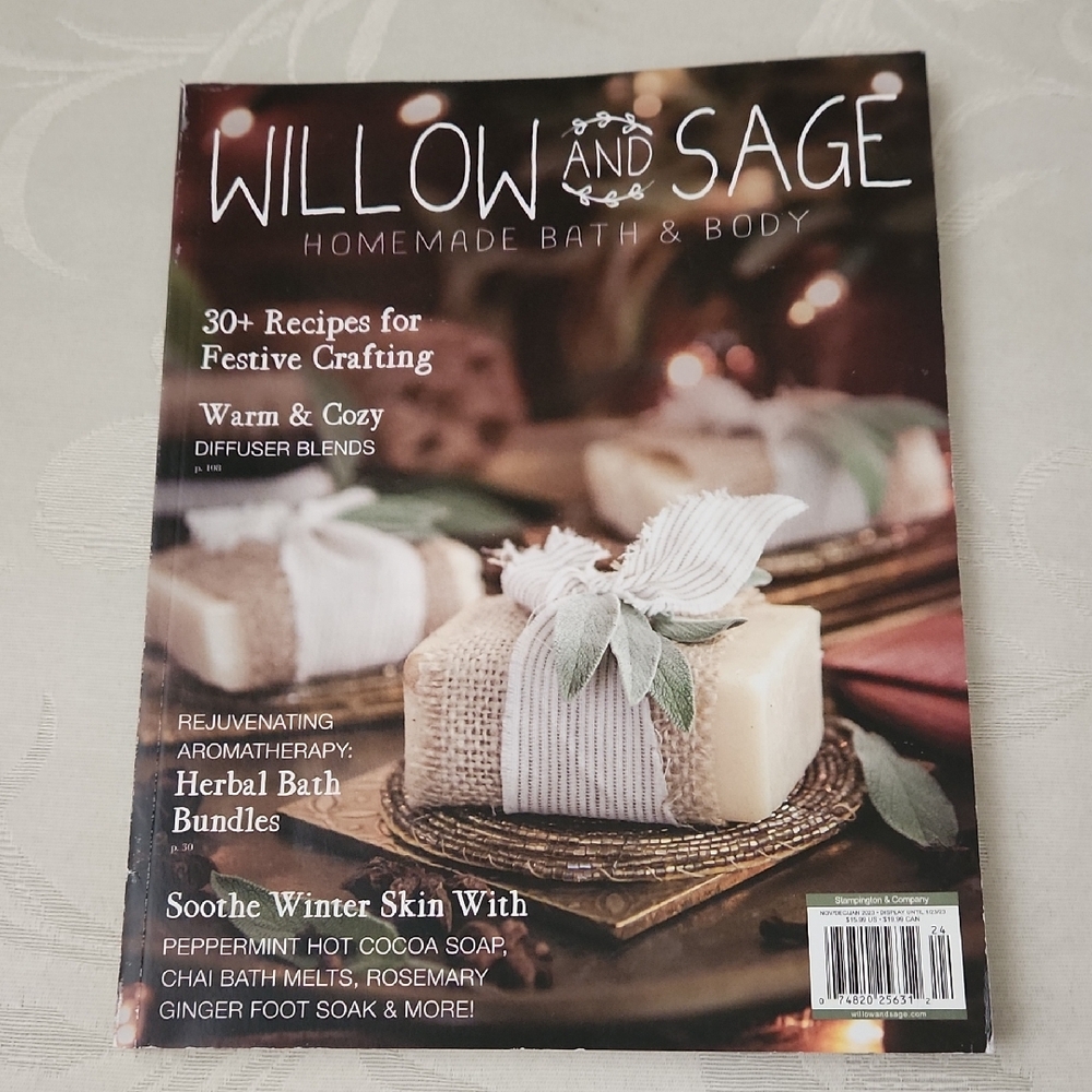 Willow and Sage Magazine Home Made Bath & Body Winter 2023